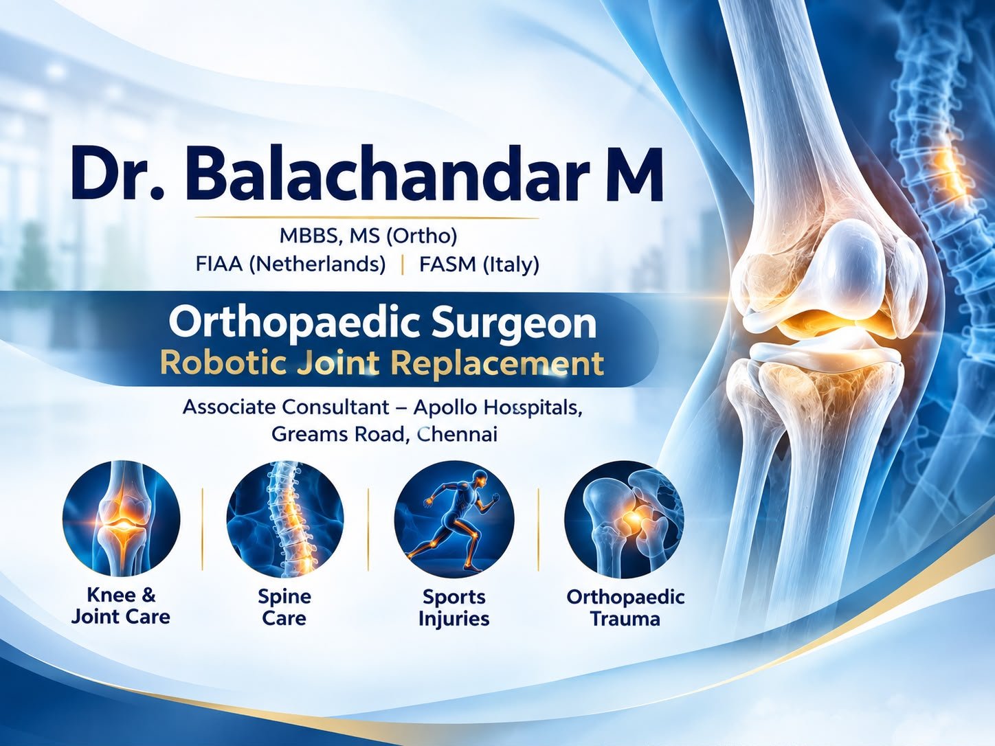 Trusted Orthopaedic Clinic in West Mambalam, Chennai